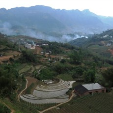 View from Luobiao hotel